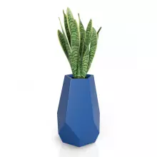 Donica z polietylenu BARI niebieski