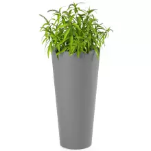 Donica z polietylenu HABANA M szary