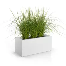 Donica z polietylenu LONG 90 biały