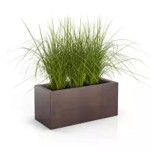 Donica z polietylenu LONG 90 corten