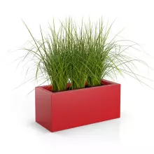 Donica z polietylenu LONG 90 czerwony