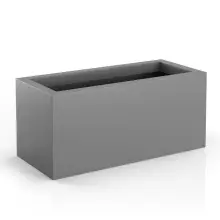 Antracytowa donica Long 90