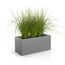 Donica z polietylenu LONG 90 szary