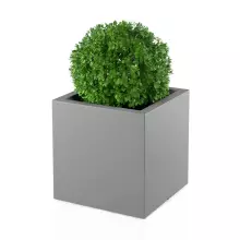 Donica z polietylenu PIXEL POT M szary