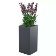 Donica z polietylenu TOWER POT M antracyt