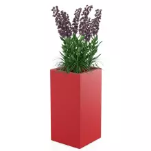 Donica z polietylenu TOWER POT M czerwony