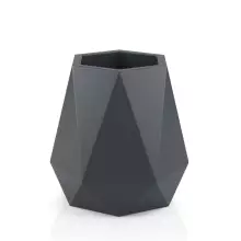 Donica Flavi w kolorze antracytowym