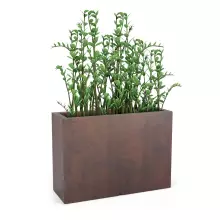 Donica z polietylenu LONGERINO corten