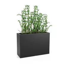 Donica z polietylenu LONGERINO czarny