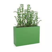 Donica z polietylenu LONGERINO limonka