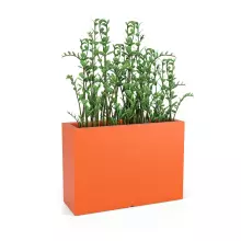 Donica z polietylenu LONGERINO pomarańczowy
