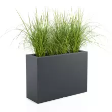 Donica z polietylenu LUNGO GRANDE antracyt