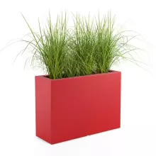 Donica z polietylenu LUNGO GRANDE czerwony