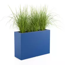 Donica z polietylenu LUNGO GRANDE niebieski