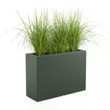 Donica z polietylenu LUNGO GRANDE zielony