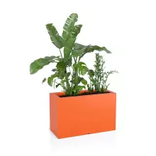 Donica z polietylenu LUNGO MAXI pomarańczowy