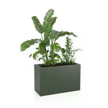 Donica z polietylenu LUNGO MAXI zielony