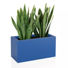 Donica z polietylenu LUNGO niebieski