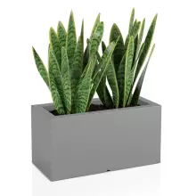 Donica z polietylenu LUNGO szary