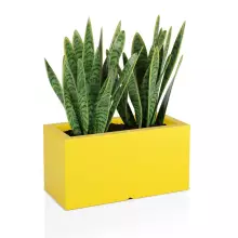 Donica z polietylenu LUNGO żółty