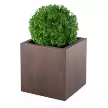 Donica z polietylenu PIXEL POT M corten