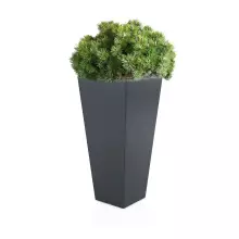 Donica z polietylenu SLIM LINE M antracyt