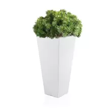 Donica z polietylenu SLIM LINE M biały