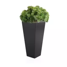 Donica z polietylenu SLIM LINE M czarny