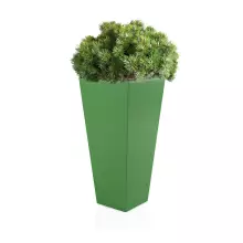 Donica z polietylenu SLIM LINE M limonka