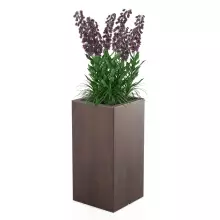 Donica z polietylenu TOWER POT M corten