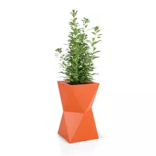 Donica z polietylenu VALENCIA pomarańczowy