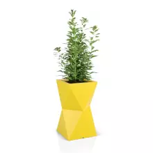 Donica z polietylenu VALENCIA żółty