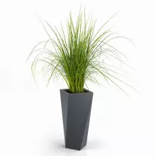 Donica z polietylenu VASO 72 antracyt