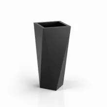 Donica VASO 72 w czarnym kolorze