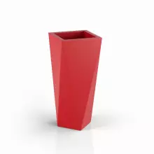 Donica VASO 72 w czerwonym kolorze