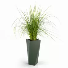 Donica z polietylenu VASO 72 zielony