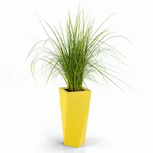 Donica z polietylenu VASO 72 żółty