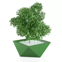 Donica z polietylenu VENDETTA limonka