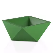 Nowoczesna donica Vendetta w kolorze limonkowym