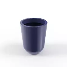 Niebieska stożkowa donica Westa 70 cm