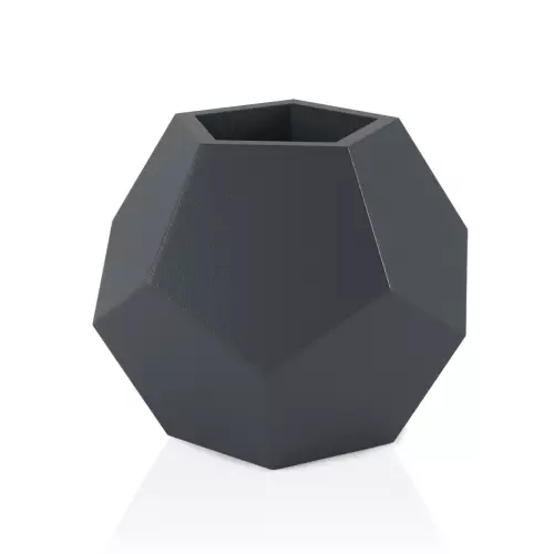 Antracytowa donica Alma 53