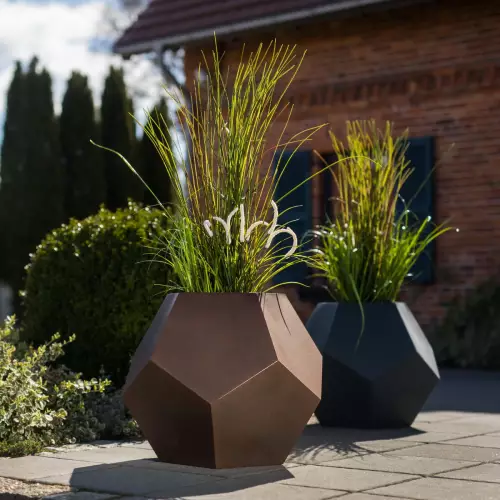 Donice Alma 53 w kolorze corten i antracyt