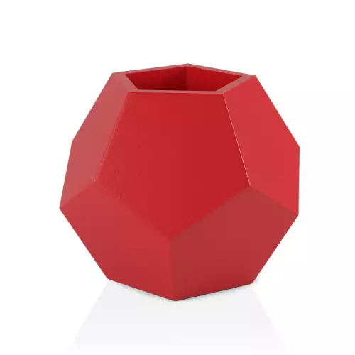 Donica Alma 53 w kolorze czerwonym