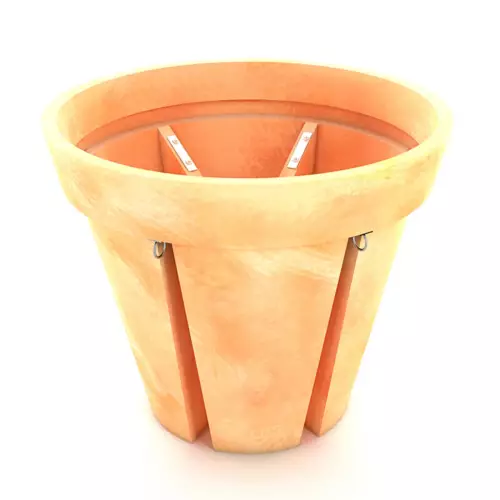 Stojak na rowery/donica miejska BIKEPOT w kolorze terakoty