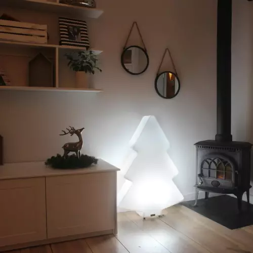 Choinka świąteczna L LIGHT biała