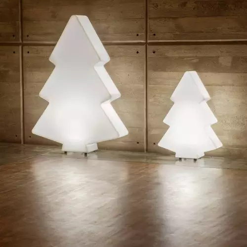 Podświetlane białe choinki S i M Light