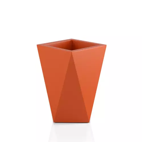 Pomarańczowa designerska donica VASO
