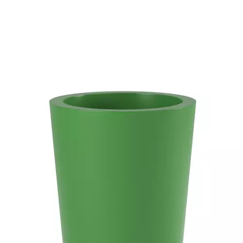 Faktura limonkowej donicy Habana M