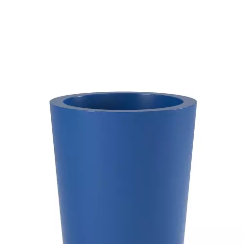 Faktura niebieskiej donicy Habana M