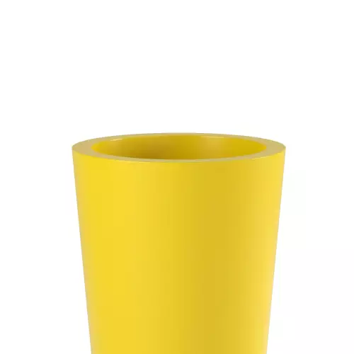 Faktura żółtej donicy Habana M